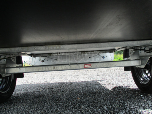 Nebrzděný jednoosý PROFI přívěs ZV 26 N1 2,50x1,30/0,35 POČ M RE zesílená náprava