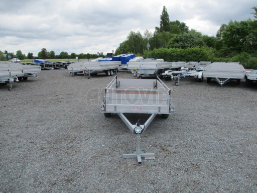 PROFI hliníkový přívěsný vozík za osobní auto ZV 26 ALU N1 2,50x1,25/0,35 POČ RE zesílená náprava