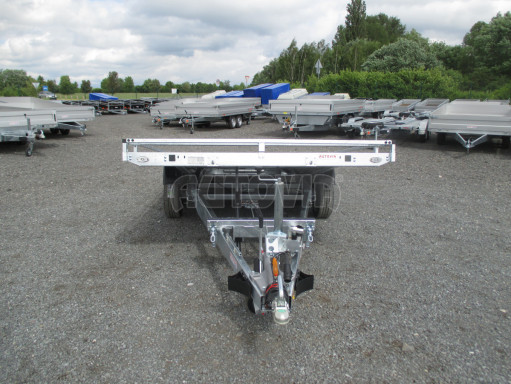 Sklopný přívěs pro převoz mechanizace AD 3,5T B2 UNC 4,50x2,09 plato