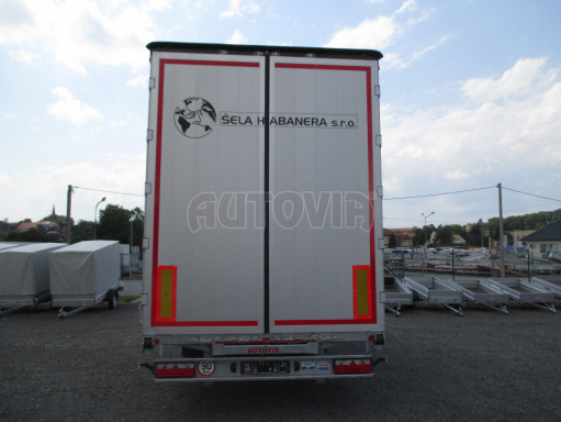 Jednonápravový vzduchem brzděný přívěs MD 10T B1 7,40x2,48/3,00 č.6