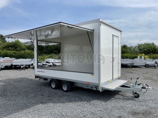 Přívěsný vozík (prodejní stánek) EW 2,5T 4,10x2,20/2,30 č.1