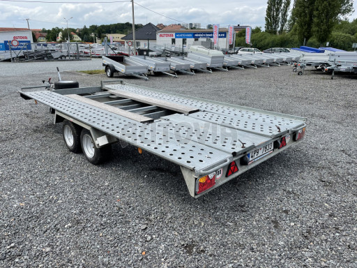 Bazarový přívěs pro přepravu aut KAR 10 2,5T 10 4,01x1,95 č.4
