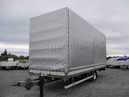 Bazarový vzduchem brzděný nákladní přívěs MD 10T 7,40x2,48/3,03 č.1