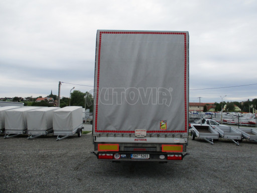 Bazarový vzduchem brzděný nákladní přívěs MD 10T 7,40x2,48/3,03 č.5