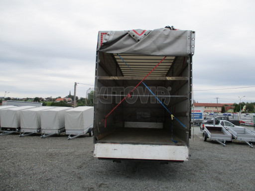 Bazarový vzduchem brzděný nákladní přívěs MD 10T 7,40x2,48/3,03 č.10