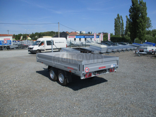 Profi přívěs se svařovaným rámem ZV 33 2,7T B2 3,33x1,70/0,35