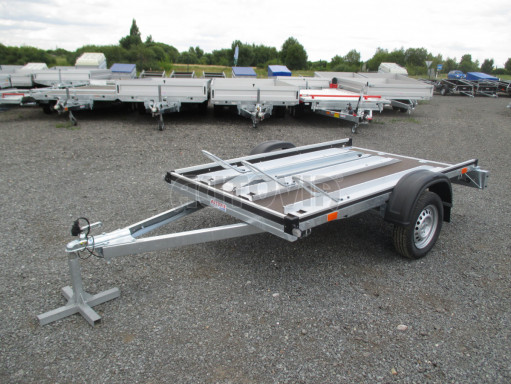 Přívěs za osobní auto pro přepravu motorek MOTO 750kg 2,50x1,48 plato
