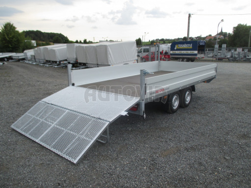 Valník s nájezdovou rampou VER 2,7T 4,03x2,20/0,35 č.15