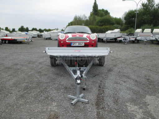 Sklopný přívěs pro přepravu mechanizace, automobilů PZ 1,3T SK 3,65x1,85 č.7