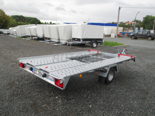 Bazarový přívěs na přepravu aut KAR 08 1,5T 3,50x1,95 č.8
