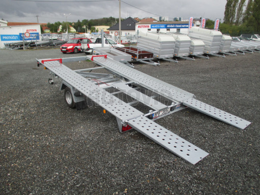 Bazarový přívěs na přepravu aut KAR 08 1,5T 3,50x1,95 č.2