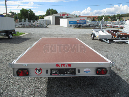 Největší vyráběný nebrzděný nákladní přívěs ZV 41 750kg N1 4,50x2,00 zesílená náprava-plato č.5