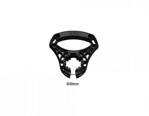 Madlo opěrného kolečka pr. 48 mm manipulační AL-KO černé č.1