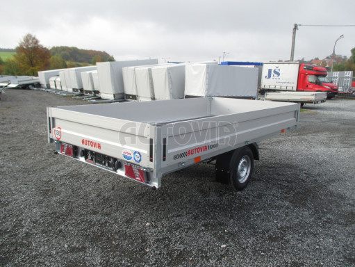 Jednoosý brzděný přívěs ZV 33 1,3T B1 3,33 x 1,70/0,35