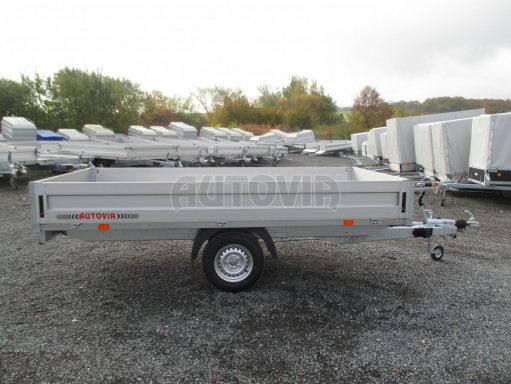 Jednoosý brzděný přívěs ZV 33 1,3T B1 3,33 x 1,70/0,35