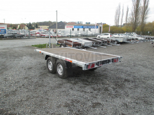 Speciální přívěs pro přepravu těžkých palet ZV 33 3,5T B2 3,33x1,70