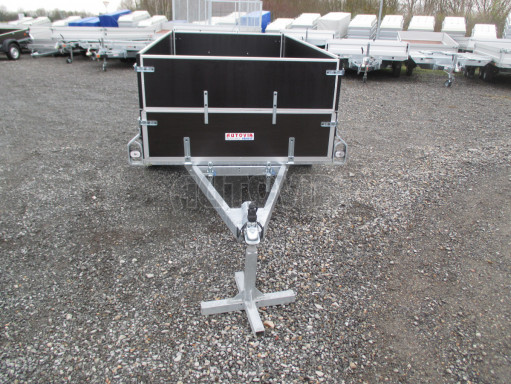 Sklopný PROFI přívěs s nástavbou ZV 26 N1 skl. 2,50x1,30/0,70 POČ