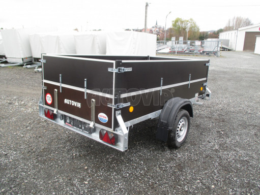 Sklopný PROFI přívěs s nástavbou ZV 26 N1 skl. 2,50x1,30/0,70 POČ