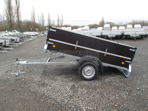 Sklopný PROFI přívěs s nástavbou ZV 26 N1 skl. 2,50x1,30/0,70 POČ