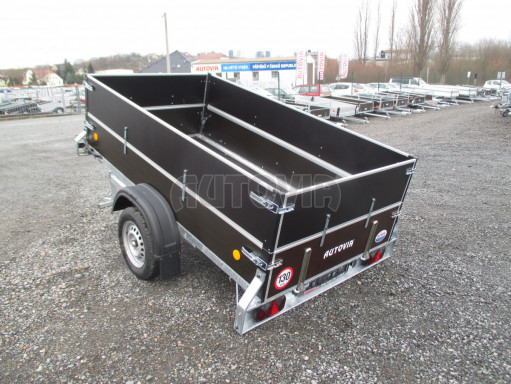 Sklopný PROFI přívěs s nástavbou ZV 26 N1 skl. 2,50x1,30/0,70 POČ