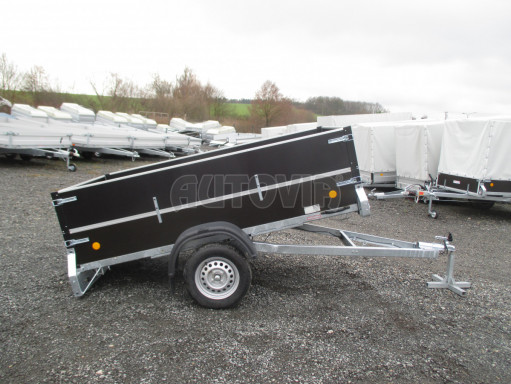 Sklopný PROFI přívěs s nástavbou ZV 26 N1 skl. 2,50x1,30/0,70 POČ