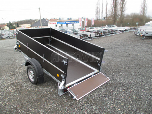 Sklopný PROFI přívěs s nástavbou ZV 26 N1 skl. 2,50x1,30/0,70 POČ
