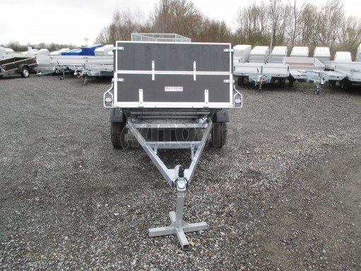 Sklopný PROFI přívěs s nástavbou ZV 26 N1 skl. 2,50x1,30/0,70 POČ M zesílená náprava