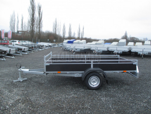 Nebrzděný jednoosý PROFI přívěs VA 750kg 3,01x1,48/0,30 RE POČ zes. náprava* č.4