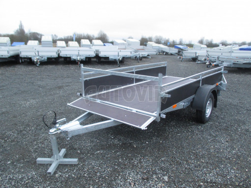 Nebrzděný jednoosý PROFI přívěs VA 750kg 3,01x1,48/0,30 RE POČ zes. náprava* č.2