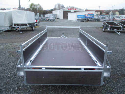 Nebrzděný jednoosý PROFI přívěs VA 750kg 3,01x1,48/0,30 RE POČ zes. náprava* č.14