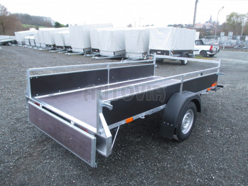 Nebrzděný jednoosý PROFI přívěs VA 750kg 3,01x1,48/0,30 RE POČ zes. náprava* č.15