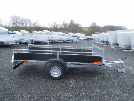 Nebrzděný jednoosý PROFI přívěs VA 750kg 3,01x1,48/0,30 RE POČ zes. náprava* č.17