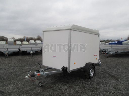 Skříňový brzděný přívěs - dvoukřídlé dveře ZV 27 B1 1,3T O 2,50x1,48/1,65