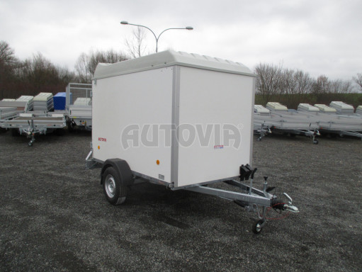 Skříňový brzděný přívěs - dvoukřídlé dveře ZV 27 B1 1,3T O 2,50x1,48/1,65