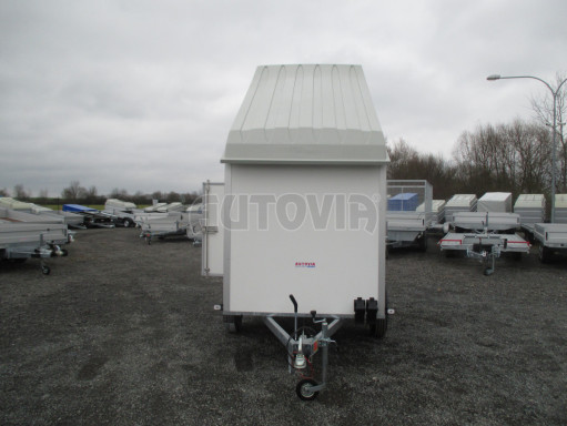 Skříňový brzděný přívěs - dvoukřídlé dveře ZV 27 B1 1,3T O 2,50x1,48/1,65