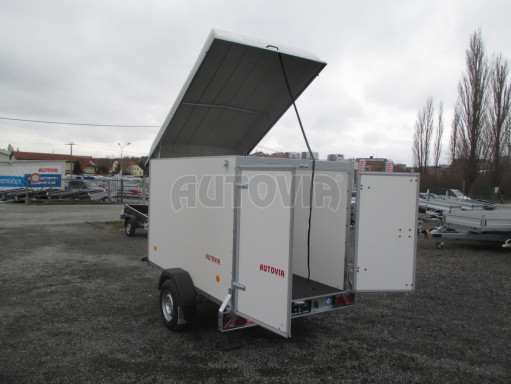 Skříňový brzděný přívěs - dvoukřídlé dveře ZV 27 B1 1,3T O 2,50x1,48/1,65