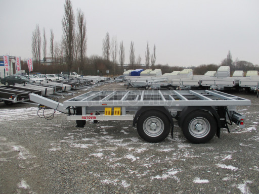 Vzduchem brzděné plato pro převoz kontejnerů AGV 8T 4,00x2,48 č.7