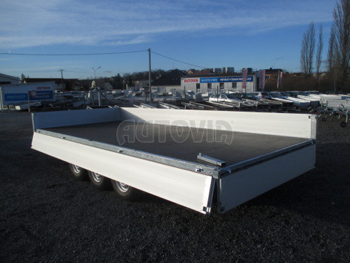 Bazarový třínápravový nákladní přívěs DN 3,5T B3 5,05x2,20/0,35 č.2