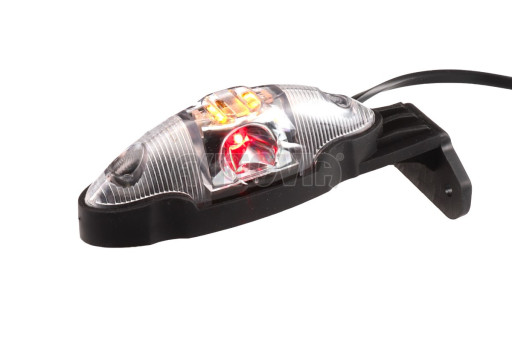 Svítilna doplňková obrysová LED Fristom FT-038 II (12-36V) na držáku, kabel QS75 č.3