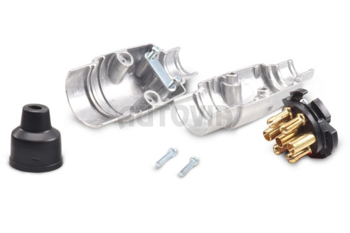 Zástrčka - vidlice 7 pól 12V kovová JOKON č.3