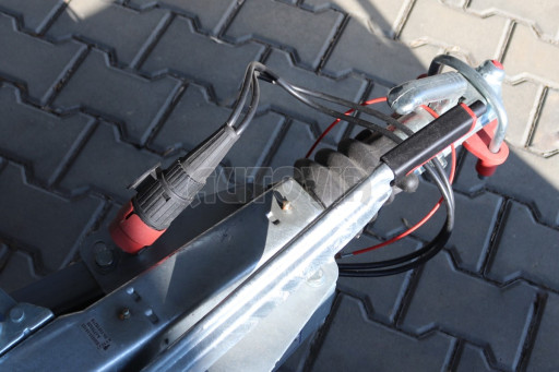 Zástrčka - vidlice 13 pól 12V s gumovým vývodem - výprodej č.3