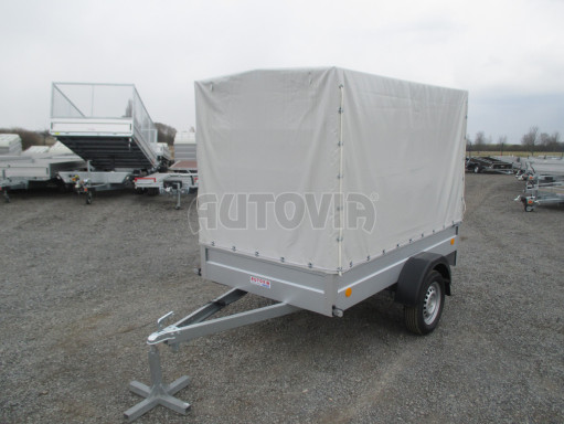 Přívěsný vozík s plachtou HD 8 750kg 2,26x1,25/1,54 č.1