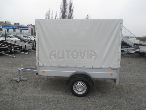 Přívěsný vozík s plachtou HD 8 750kg 2,26x1,25/1,54 č.4