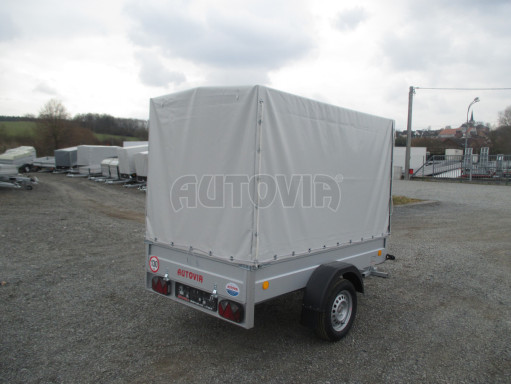 Přívěsný vozík s plachtou HD 8 750kg 2,26x1,25/1,54 č.6