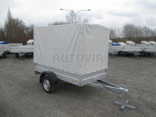 Přívěsný vozík s plachtou HD 8 750kg 2,26x1,25/1,54 č.8