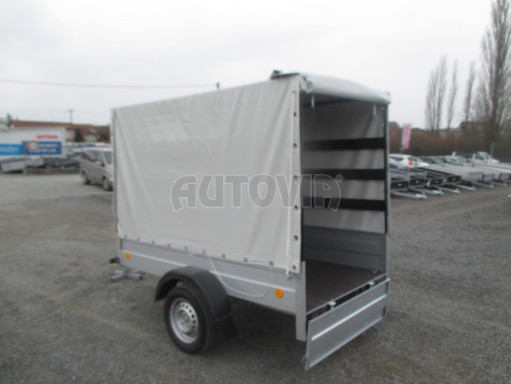 Přívěsný vozík s plachtou HD 8 750kg 2,26x1,25/1,54 č.9