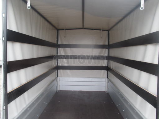 Přívěsný vozík s plachtou HD 8 750kg 2,26x1,25/1,54 č.12