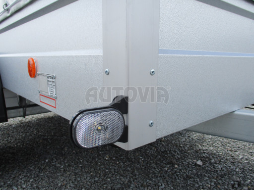 Přívěsný vozík s plachtou HD 8 750kg 2,26x1,25/1,54 č.15