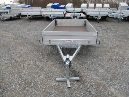 PROFI sklopný přívěsný vozík ZV 27 ALU N1 skl 2,50x1,49/0,35 POČ zesílená náprava