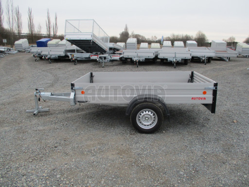 PROFI sklopný přívěsný vozík ZV 27 ALU N1 skl 2,50x1,49/0,35 POČ zesílená náprava